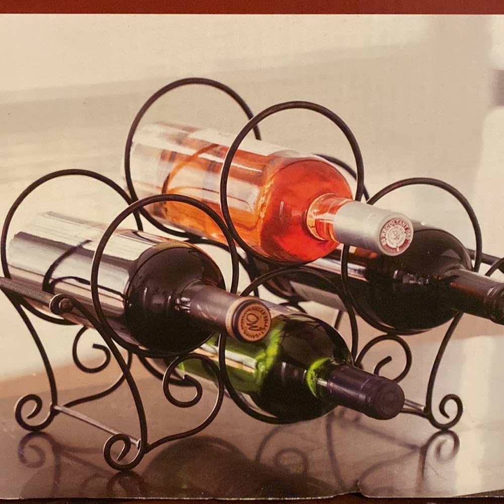 Crofton 4 Bottle Wine Rack NIB